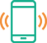 Mobile phone ringing icon